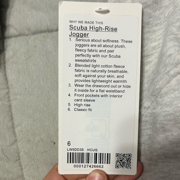 Lululemon Scuba High-Rise Jogger *Full Length - Picture 10 of 10